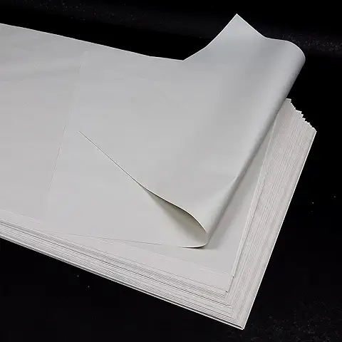 100 Hojas (1,2 kg) Papel fino Blanco 100% Reciclado, 40x60 cm, para Envolver Regalos, Proteger, Mudanzas, Manualidades, Embalaje, Relleno, (similar al Papel de Periódico), 40 G/m²  