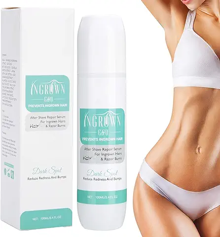 100 Ml Solución para el Cabello Encarnado, Inhibidor del Crecimiento de la Barba Solución, Suero Reparador para Después del Afeitado para Encarnados y Quemaduras Por Navaja  