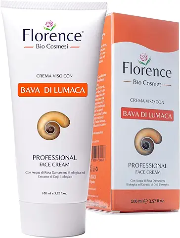 100ml. Bio Crema de Baba Caracol. Hidratante Facial con Ácido Hialurónico y Vitamin C. Ingredientes Antiedad y Antiarrugas para la cara y Contorno de Ojos. Crema de Dia y Noche para Mujer y Hombre  