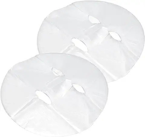 100pcs DIY Mascarilla Facial Película Preservadora Hoja de Papel Facial Desechable Mascarilla Facial Prevención de la Evaporación Retención de Humedad Spa Natural, Utilizado para Prevenir la Rápida Pé  