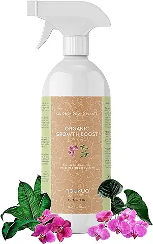 1L Abono Líqudo Orgánico para Orquídeas - Mayor Vitalidad y Floración - Estimulador Crecimiento y Bioestimulante - Interior y Exterior - Spray Listo Para Usar  