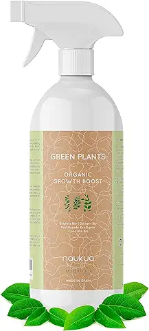 1L Abono Líquido Orgánico Plantas Verdes - Hojas y Raices más Sanas, Fuertes y Vigorosas - Estimulador Crecimiento y Bioestimulante - Interior y Exterior - Spray Listo Para Usar  