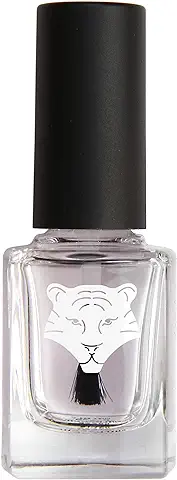 2 en 1 : Base y Capa de Acabado Vegana y Natural - Esmalte de Uñas Transparente 190 - Ingredientes Naturales y de Origen Vegetal - Brillo y Larga Duración - 11 ml - ALL TIGERS.  