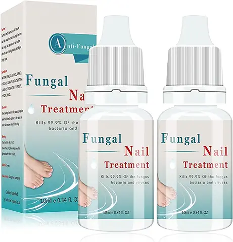2 Piezas Reparadores de Uñas Solución, Solución para Hongos y Micosis, Uñas Frágilizadas y Dañadas, Cuidado para Dedos y Pedicura-10ML  