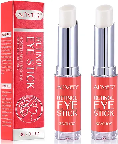2 Piezas Retinol Crema Para Ojos Con Colágeno Ácido Hialurónico Para Ojeras y Bolsas Arrugas, Crema Para Debajo de los Ojos Antienvejecimiento, Para Ojeras y Bolsas Reduce Líneas Finas  