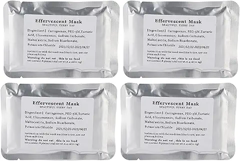 32 Piezas de Colágeno para Máquina de Mascarilla Facial, Cápsulas de Colágeno para Fabricación de Máscara de Verduras y Frutas Frescas, Adecuada para Todas las Máquinas de Mascarilla Facial  