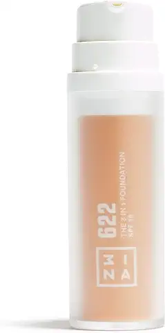 3INA MAKEUP - The 3 in 1 Foundation 622 - Base de Maquillaje Arena con Subtono Neutro - Base 3 en 1 con Primer y Corrector - Base Maquillaje con SPF 15 y Vitamina C - Vegan - Cruelty Free  