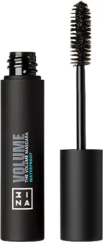 3INA MAKEUP - The Volume Mascara Waterproof 900 - Negro - Máscara de Pestañas Waterproof con Efecto de Volumen - Máscara de Pestañas de Larga Duración - - Vegan - Cruelty Free  