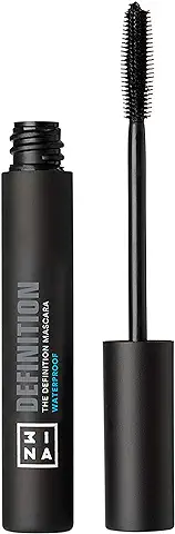 3INA MAKEUP - The Waterproof Definition Mascara 900 - Máscara de Pestañas Negro con Aceite de Ricino para Definir y Alargar las Pestañas - Apta para Ojos Sensibles - - Vegan - Cruelty Free  