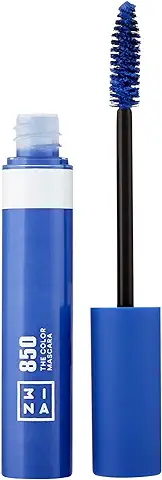 3INA MAKEUP - Vegan - The Color Mascara 850 - Azul - Máscara de Pestañas de Colores Intensos - Fórmula Volumen y Definición para Pestañas - Máscara de Colores de Larga Duración - Cruelty Free  