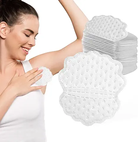 40 Almohadillas Sudor Axilas Mujer Antitranspirante Axilas Hombre Absorbentes de Transpiración Protector de Axilas Sobaqueras Sudor Eliminar Sudor Axilas Parches Desechables Pads Escondidas Absorción  