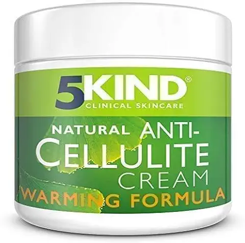 5kind Clinical Skincare - Crema Anticelulítica y Reafirmante Profesional, Fórmula para Realizar Masajes Natural e Innovadora, Ideal para Reafirmar la piel y Reducir la Celulitis, Incluye un, 200 ml  