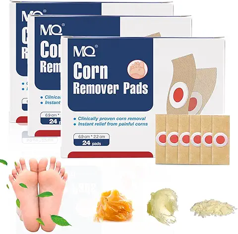 72 Piezas Ojo de Gallo Wart Remover, Dolor de Removedor de Verrugas, Almohadillas para Eliminar Callos, para Eliminar Maíz, Verrugas, Callos  