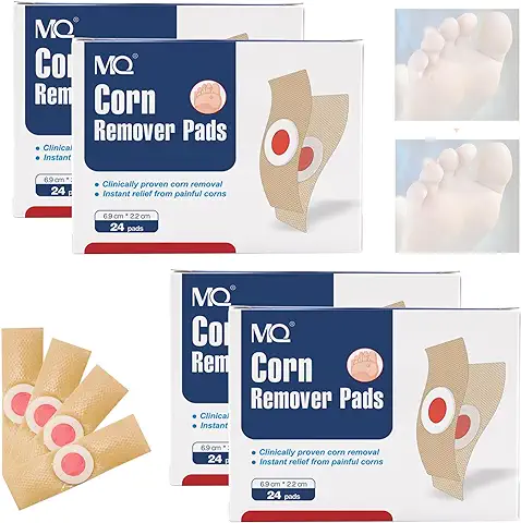 96 Piezas Ojo de Gallo Wart Remover, Dolor de Removedor de Verrugas, Almohadillas para Eliminar Callos, para Eliminar Maíz, Verrugas, Callos (1)  