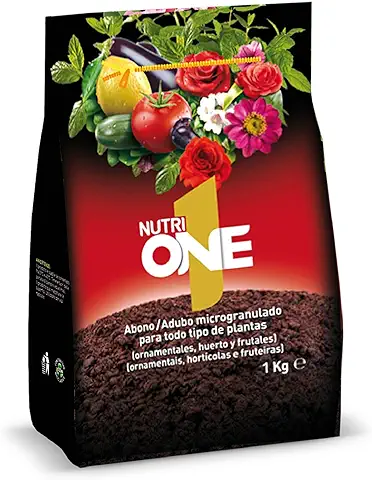 Abono Granulado para todo tipo de Plantas y Flores. Fertilizante Concentrado Microgranulado Premium. Ingredientes Naturales y Resultados Visibles en 7 Días.  