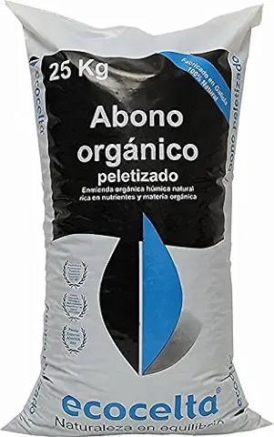 Abono Orgánico Peletizado 25 kg Ecocelta  