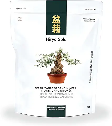 Abono para Bonsai Orgánico HIRYO-GOLD - Crecimiento 350 gr  