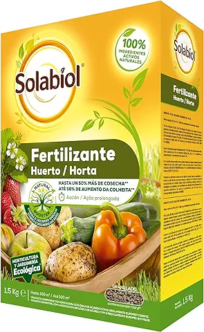 Abono para Huerto, 100% Orgánico con Estimulador Radicular para una Mejora de la Cosecha  