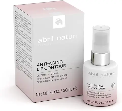 Abril et Nature Tratamiento Facial Anti-Aging Lip Contour 30ml. Crema Contorno de Labios. 100% Vegano. Efecto Inmediato. Hidratación y Elasticidad en la Piel. Todo tipo de Pieles.  