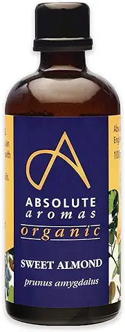 Absolute Aromas Aceite de Almendras Dulces BIO 100ml - 100% Puro, Natural, Orgánico y Vegano  