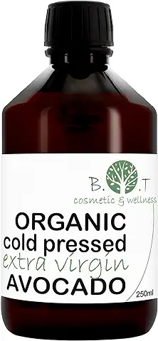 Aceite Aguacate Bio Piel y Cabello, Masaje Corporal, Serum Antiedad Facial, Reparador Cabello Seco, Reafirmante Cuerpo, Aumenta Elasticidad - 250 ml  