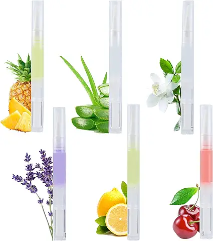 Aceite Cuticulas,6Pcs Lapiz Cuticulas,Revitalizador Uñas,Aceite para Cuticulas,Bolígrafos de Aceite para Uñas,Pen Oil,Bolígrafos de Aceite para Cutículas,Cutículas Aceite,Pluma de Aceite de Cutícula  