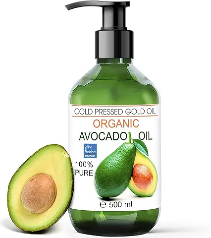 Aceite de Aguacate Puro y Ecológico Antiarrugas y Contorno de Ojos | Cuidado Capilar y Pestañas | Reduce Estrías y Celulitis | Cuidado de Uñas | Masaje Corporal 500 ml  