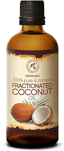 Aceite de Coco Fraccionado 100ml - Cocos Nucifera Oil - Germany - 100% Puro y Natural - Grandes Beneficios para la Piel - Cabello - Excelente con Aceite Esencial - Aromaterapia - SPA - Baño - Masaje  