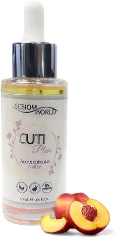 Aceite de Cutículas Hidratante y Nutritivo CUTIPlus Aroma Melocotón 50ml SesioMWorld®  