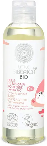 Aceite de Masaje Orgánico para Bebé Natura Sibérica, 200 ml  