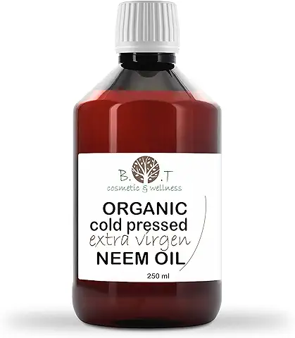 Aceite de Neem Insecticida Virgen Puro, Ultraconcentrado y Muy Económico 250 ml Equivalente a 82 Litros Spray Perros Plantas Hongos Mosquitos, Jardín, Piel Azadirachtin 3123.32 ppm  
