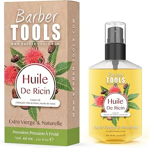 ACEITE DE RICINA | 100% Puro, Natural y Prensado en Frío | Pestañas, Cejas, Cuerpo, Cabello, Barba, Uñas | Aceite de Ricino, Sin Hexano, Sin OGM (60 ml)  
