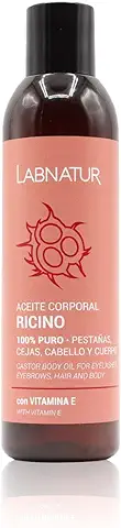 ACEITE DE RICINO ORGANICO 200ml. 100% Puro, Natural y Prensado en Frío | Pestañas, Cejas, Cuerpo, Cabello, Barba, Uñas | Vegan Castor Oil  