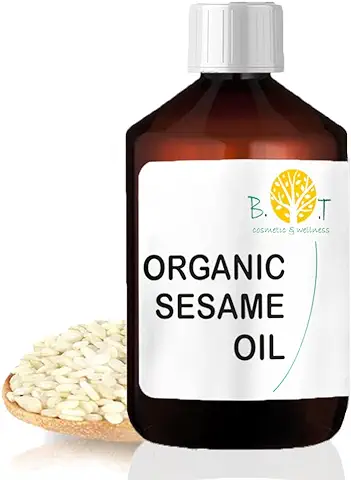 Aceite de Sésamo BIO 100% Puro | Prensado en Frío | Ideal para Cosmética Natural y Masaje Ayurveda | Antiedad y Reafirmante | Hidratante para Piel y Cabello 100 ml  