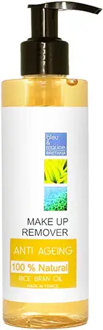 Aceite Desmaquillante de Arroz 100% Natural Elimina Maquillaje Resistente | Limpieza Profunda | Método de Doble Limpieza | Suaviza la Piel, Aceite, 200 ml  