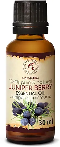 Aceite Esencial de Bayas de Enebro 30ml - Juniperus Communis - Aromaterapia - Fragancias para Hogar - Aroma de Coníferas - Puros Aceites de Bayas de Enebro para Cuerpo - Difusores - Sauna  