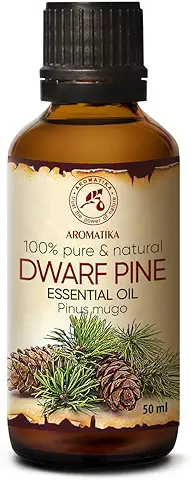 Aceite Esencial de Pino Enano 50ml - Pinus Mugo - Aromaterapia - Aroma Coníferas - Aceites Puros para Cuerpo - Difusores - Aliviar Estrés - Mejorar Humor - Sauna y Baño  