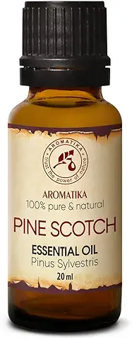 Aceite Esencial de Pino Escocés 20ml - Pinus Sylvestris - Austria - 100% Puro & Natural - Mejor para Aromaterapia - Relájese para Belleza - Difusor - SPA - Pine Scotch Essential Oil  