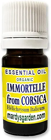 Aceite Esencial SIEMPREVIVA AMARILLA 5ml - BIO/ORGÁNICO - Helichrysum Italicum - De Córcega - 100% puro y Natural  