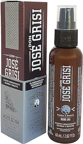 Aceite Hidratante Barba y Bigote Don José Grisi 60 ml.  