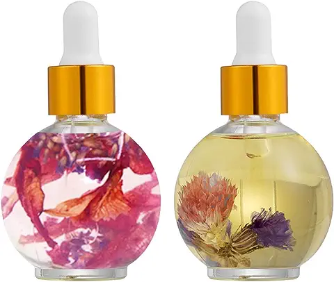 Aceite Hidratante para Cutículas Reparadas, Cutículas, Aceite Revitalizante Infundido con flor Natural, Endurecedor Uñas 30 ml, Cutículas para Pelar Frágiles y Romper  