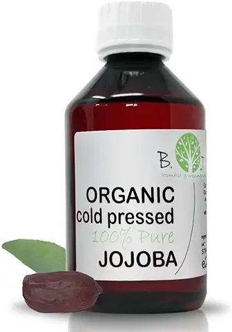 Aceite Jojoba BIO Serum Contorno de Ojos, Antiarrugas, Regenerador Piel, Reafirmante Corporal, Hidratante Cabello, Barba, Pestañas, Uñas y Cutículas - 250 ml  