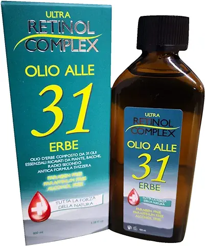 Aceite Natural a base de 31 Hierbas 100 ml - Revitalizante para Masajes Musculares y Aromaterapia - Aceite Compuesto de 31 Hierbas Esenciales (1)  