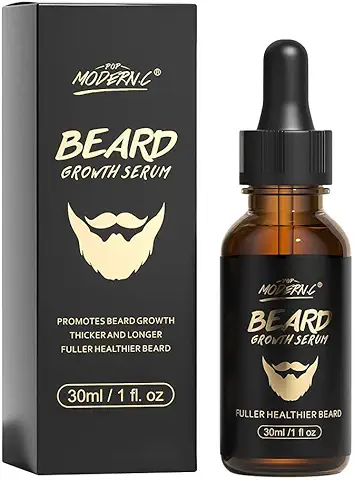 Aceite Para El Crecimiento De La Barba Con Biotina Cafeína Para Hombres, Suero que Estimula y Promueve El Crecimiento Del Cabello  