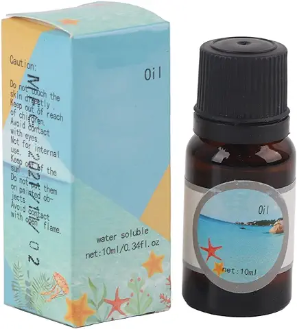 Aceites Esenciales de 10 ml, Aromaterapia Fragante Natural Aceite Esencial Soluble en agua Alivio de la Fatiga Mejora el Sueño, Muchos Sabores, Humidificadores, Lámparas de Fragancia(Oceano)  