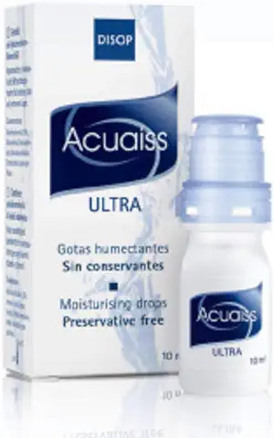 Acuaiss Ultra Lágrima Artificial sin Conservantes con Ácido Hialurónico. Gotas Oftálmicas Humectantes , 10 ml  
