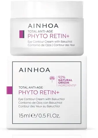 AINHOA Cosmetics | Contorno Ojos con Bakuchiol | PHYTO RETIN+ (Retinol Vegano) 15 ml  