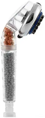 Alcachofa Ducha Filtro Cabezal de Ducha, 8 Funciones, Grifo Ducha Alta Presiòn, Ahorro de Agua Ducha Ionica Desmontable Ducha Fácil de Instalar Ajuste Universal, Elimina las Impurezas del agua  