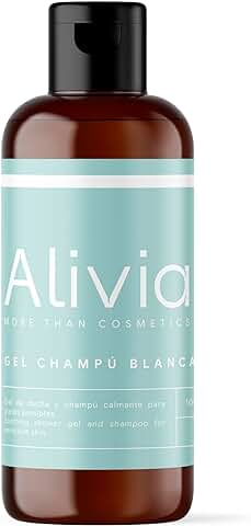 Alivia - Gel Ducha y Champú Sin Parabenos ni Sulfatos, Enriquecido con Aloe Vera y Caléndula para el Cuidado Diario Pieles Sensibles y Delicadas. 250 ml. Alivia, Cosmetica Natural para Sentirse Bien.  
