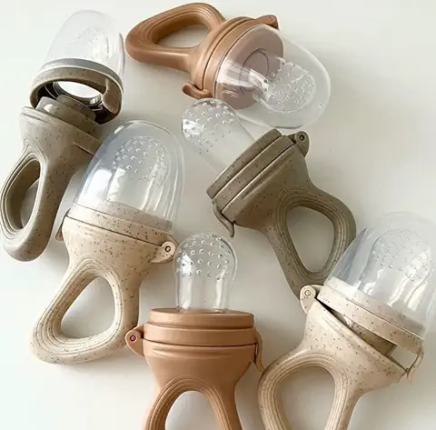 Aloonii - Alimentador de Frutas para Bebés (color Neutro, Color Beige)  